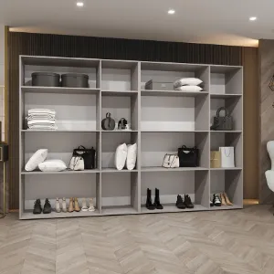 Obrazek Szafa Marbella II 300 kaszmir/srebrny