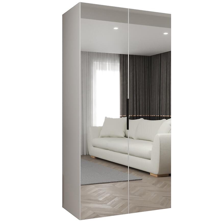 Szafa Marbella III 100 biały/czarny