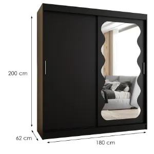 Obrazek Szafa Spoti 180 czarny
