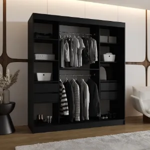 Obrazek Szafa Spoti 180 czarny