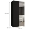 Obrazek Szafa Alicante II 100 czarny