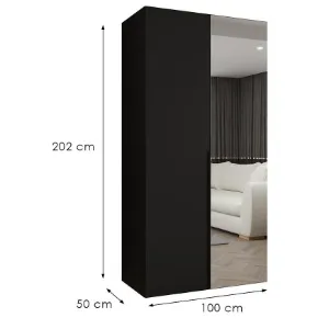 Obrazek Szafa Alicante II 100 czarny