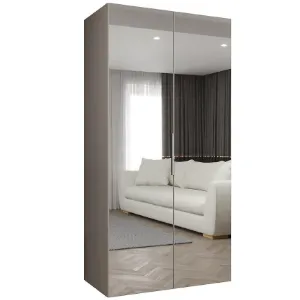 Obrazek Szafa Marbella III 100 kaszmir/srebrny