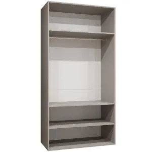 Obrazek Szafa Marbella III 100 kaszmir/srebrny