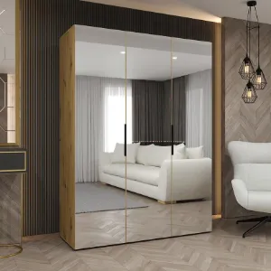 Obrazek Szafa Marbella III 150 artisan czarny