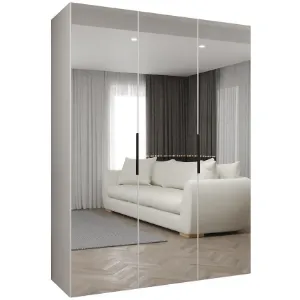 Obrazek Szafa Marbella III 150 biały/czarny