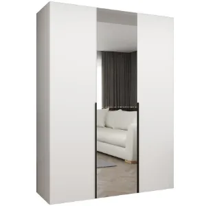 Obrazek Szafa Alicante II 150 biały/czarny