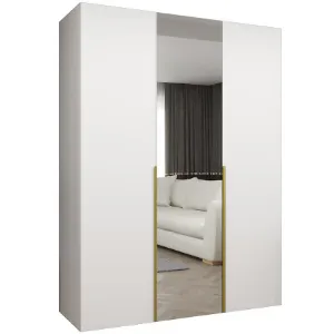 Obrazek Szafa Alicante II 150 biały/złoty