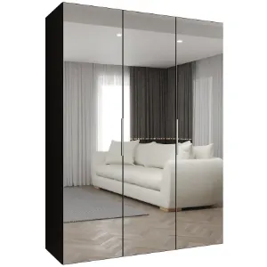 Obrazek Szafa Marbella III 150 czarny/srebrny