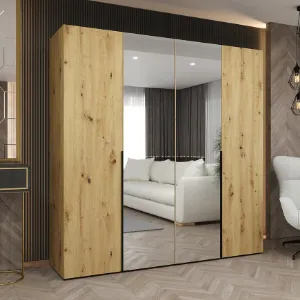 Obrazek Szafa Alicante II 200 artisan czarny