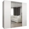 Obrazek Szafa Alicante II 200 biały/srebrny