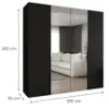 Obrazek Szafa Alicante II 200 czarny