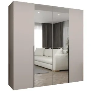 Obrazek Szafa Alicante II 200 kaszmir/czarny