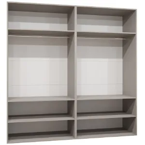 Obrazek Szafa Alicante II 200 kaszmir/czarny