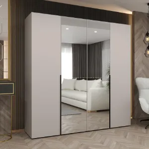 Obrazek Szafa Alicante II 200 kaszmir/czarny