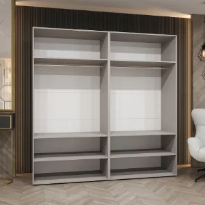 Obrazek Szafa Alicante II 200 kaszmir/czarny