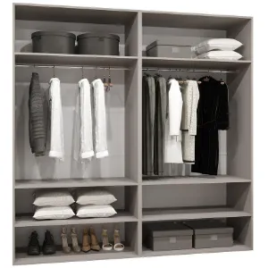 Obrazek Szafa Alicante II 200 kaszmir/srebrny