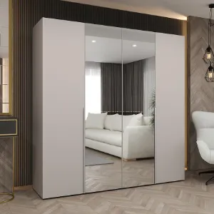 Obrazek Szafa Alicante II 200 kaszmir/srebrny