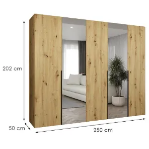 Obrazek Szafa Alicante II 250 artisan czarny