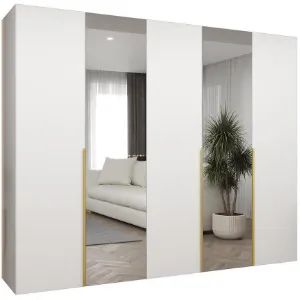 Obrazek Szafa Alicante II 250 biały/złoty