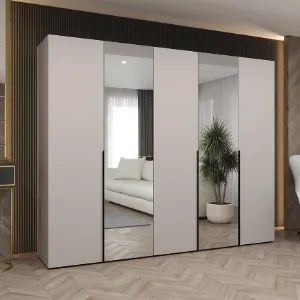 Obrazek Szafa Alicante II 250 kaszmir/czarny