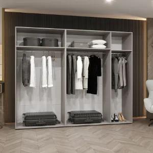 Obrazek Szafa Alicante II 250 kaszmir/srebrny