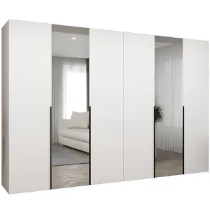 Obrazek Szafa Alicante II 300 biały/czarny