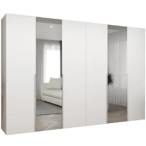 Obrazek Szafa Alicante II 300 biały/srebrny