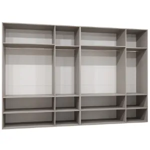 Obrazek Szafa Alicante II 300 kaszmir/srebrny