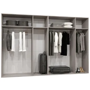 Obrazek Szafa Alicante II 300 kaszmir/srebrny