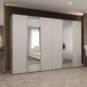 Obrazek Szafa Alicante II 300 kaszmir/złoty