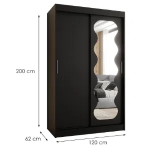 Obrazek Szafa Spoti 120 czarny