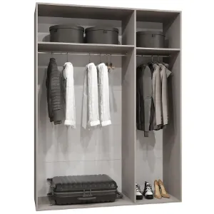 Obrazek Szafa Marbella III 150 kaszmir/srebrny