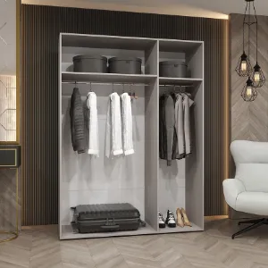 Obrazek Szafa Marbella III 150 kaszmir/srebrny