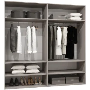 Obrazek Szafa Marbella III 200 kaszmir/czarny