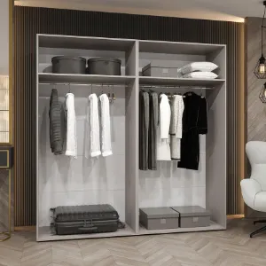 Obrazek Szafa Marbella III 200 kaszmir/czarny