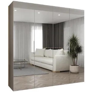 Obrazek Szafa Marbella III 200 kaszmir/srebrny