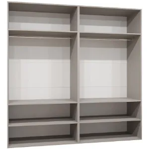 Obrazek Szafa Marbella III 200 kaszmir/srebrny