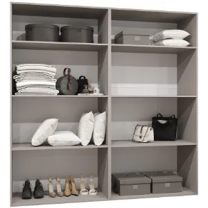 Obrazek Szafa Marbella III 200 kaszmir/srebrny