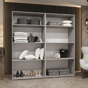 Obrazek Szafa Marbella III 200 kaszmir/srebrny