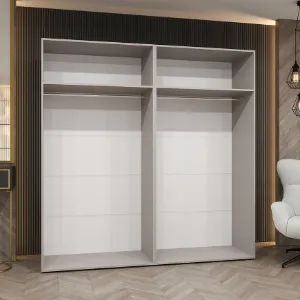 Obrazek Szafa Marbella III 200 kaszmir/srebrny