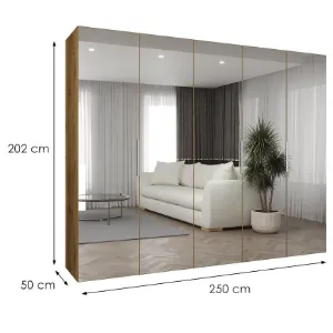 Obrazek Szafa Marbella III 250 artisan srebrny