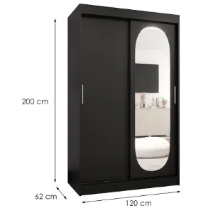 Obrazek Szafa Royal 120 czarny