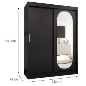 Obrazek Szafa Royal 150 czarny