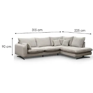 Obrazek Narożnik Prince L Prawostronny Poso 100