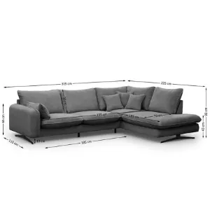 Obrazek Narożnik Prince L Prawostronny Poso 60