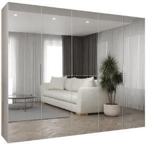 Obrazek Szafa Marbella III 250 biały/srebrny