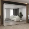 Obrazek Szafa Marbella III 250 biały/kaszmir