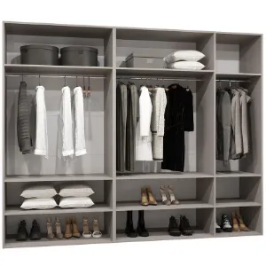 Obrazek Szafa Marbella III 250 kaszmir/czarny