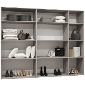 Obrazek Szafa Marbella III 250 kaszmir/srebrny